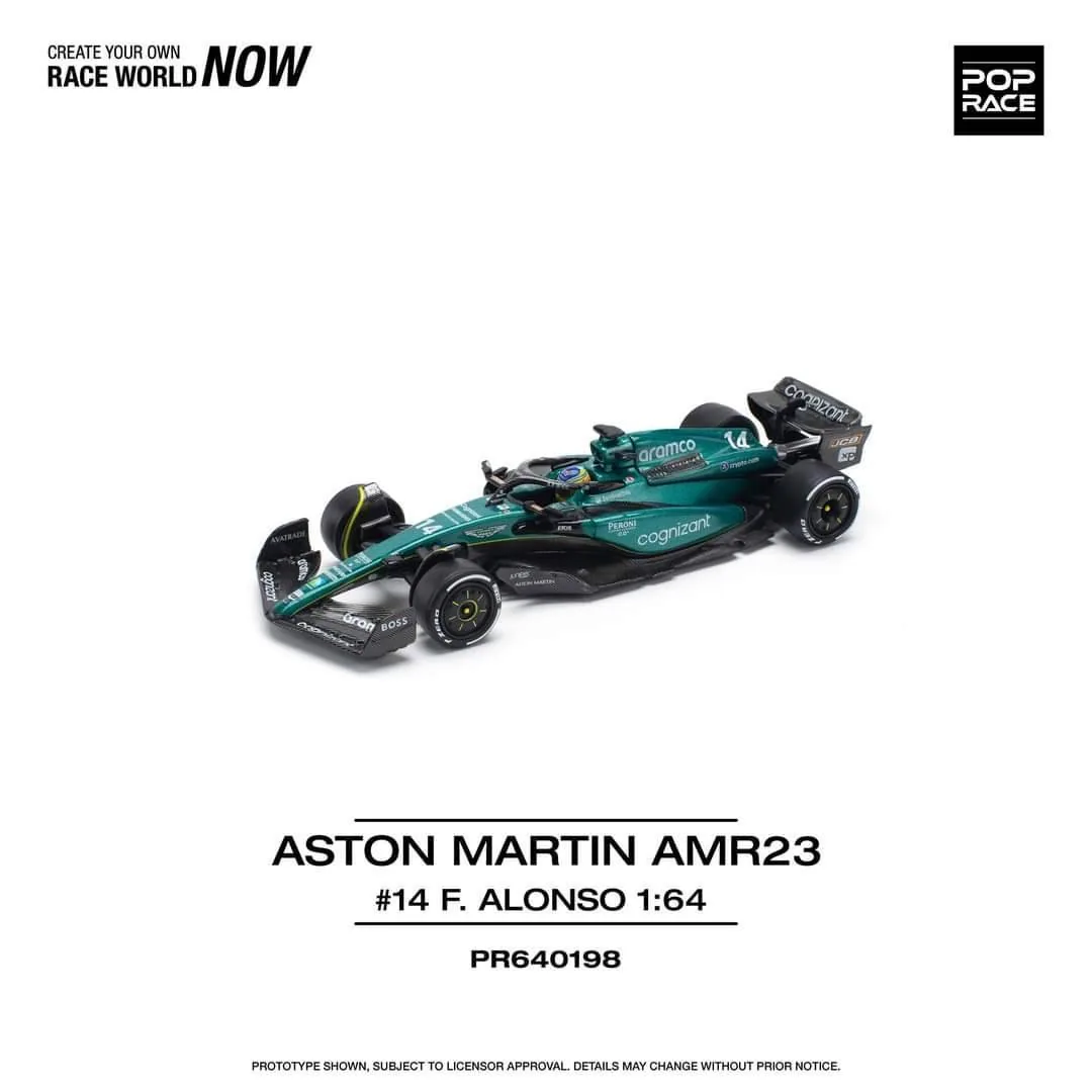 POP RACE POP RACE Aston Martin AMR23 F1 - #14 F. Alonso