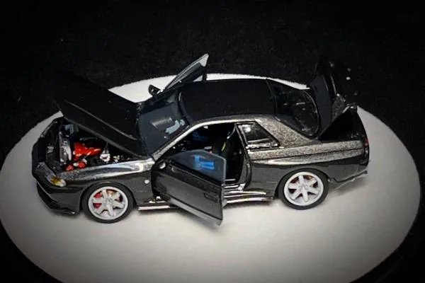 PGM MODEL PGM 1/64 Nissan GT-R R32 Metallic Grey 標準版 圖片 4