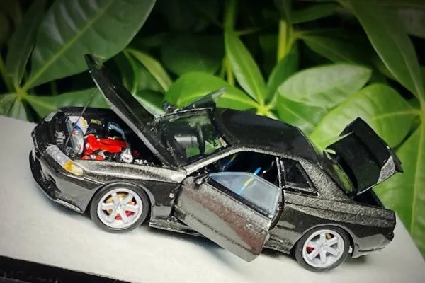 PGM MODEL PGM 1/64 Nissan GT-R R32 Metallic Grey 標準版 圖片 5
