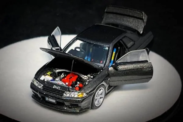 PGM MODEL PGM 1/64 Nissan GT-R R32 Metallic Grey 標準版 圖片 7