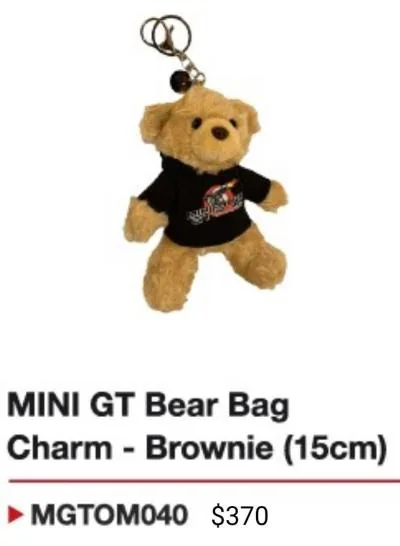 MINI GT MINI GT Bear Bag Charm - Brownie