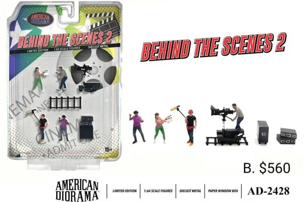 American Diorama American Diorama 1/64 Figure Set: Behind the Scenes 2 圖片 2