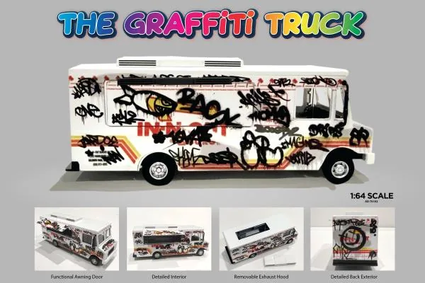 American Diorama American Diorama 1:64 Food Truck series – Graffiti Style 圖片 3