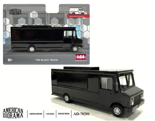 American Diorama American Diorama 1:64 Food Truck series – The Black Truck 圖片 4