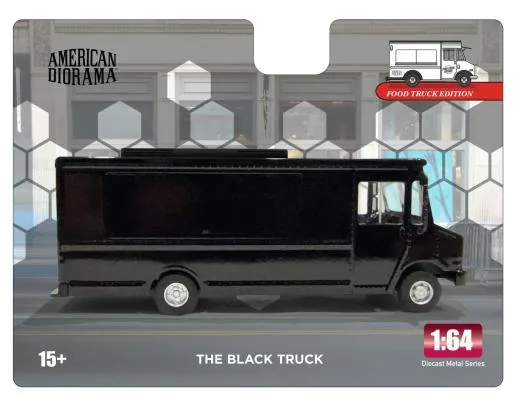 American Diorama American Diorama 1:64 Food Truck series – The Black Truck 圖片 5