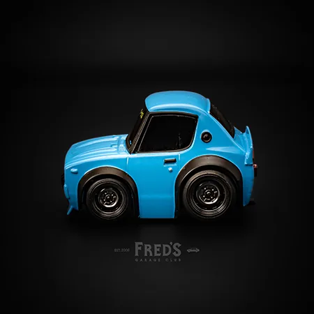 QubeCarz MINI GT QubeCarz 001 Nissan Skyline Kenmeri Liberty Walk Baby Blue 圖片 3