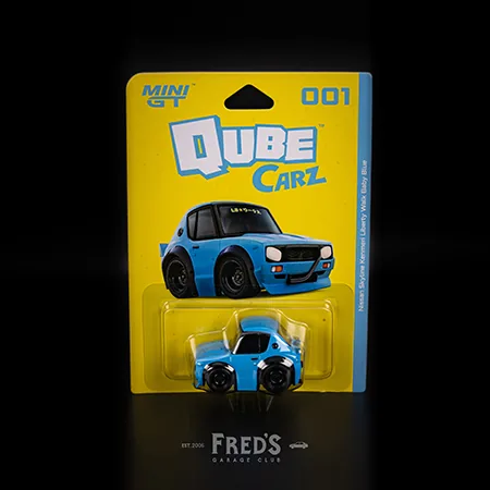 QubeCarz MINI GT QubeCarz 001 Nissan Skyline Kenmeri Liberty Walk Baby Blue 圖片 4