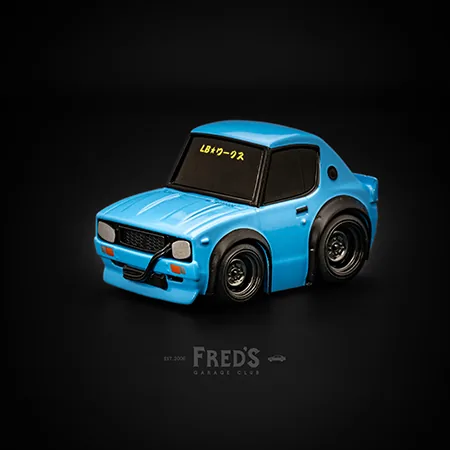 QubeCarz MINI GT QubeCarz 001 Nissan Skyline Kenmeri Liberty Walk Baby Blue 圖片 5