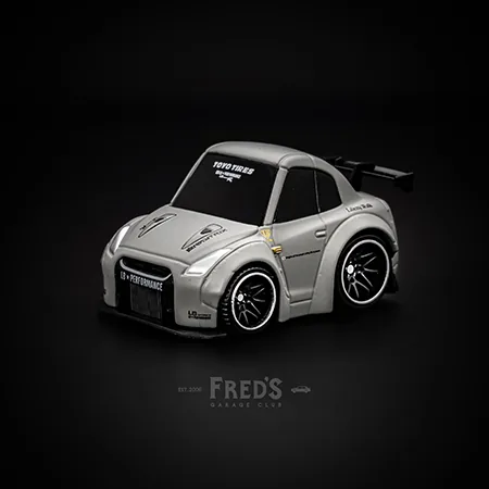 QubeCarz MINI GT QubeCarz 002 Nissan GT-R R35 LB★WORKS Type 1 戰鬥灰 圖片 5