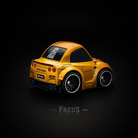 QubeCarz MINI GT QubeCarz 003 Nissan GT-R R35 LB★WORKS Type 1 橘 圖片 2