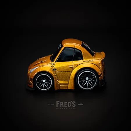 QubeCarz MINI GT QubeCarz 003 Nissan GT-R R35 LB★WORKS Type 1 橘 圖片 3