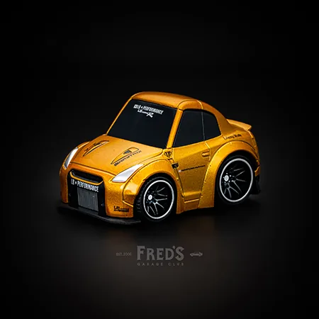 QubeCarz MINI GT QubeCarz 003 Nissan GT-R R35 LB★WORKS Type 1 橘 圖片 5