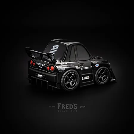 QubeCarz MINI GT QubeCarz 004 Nissan LB-ER34 Super Silhouette SKYLINE 黑 圖片 6