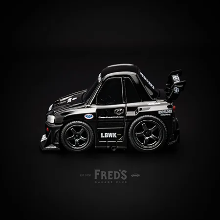 QubeCarz MINI GT QubeCarz 004 Nissan LB-ER34 Super Silhouette SKYLINE 黑 圖片 7