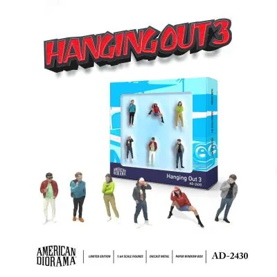 American Diorama American Diorama 1:64 Figure Set : Hanging Out 3 圖片 4