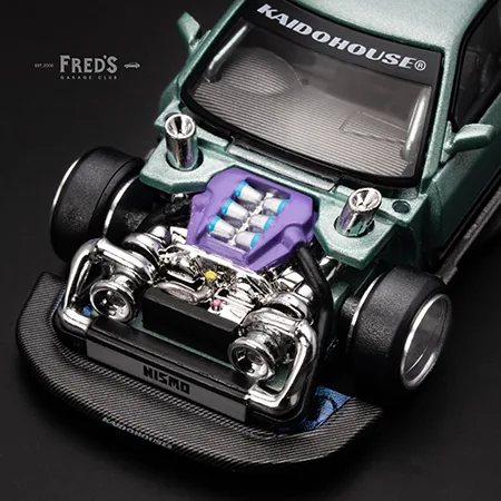 MINI GT × KAIDO HOUSE MINI GT x KAIDO HOUSE KHMG232 Nissan Silvia S13-R KAIDO WORKS V1 圖片 5