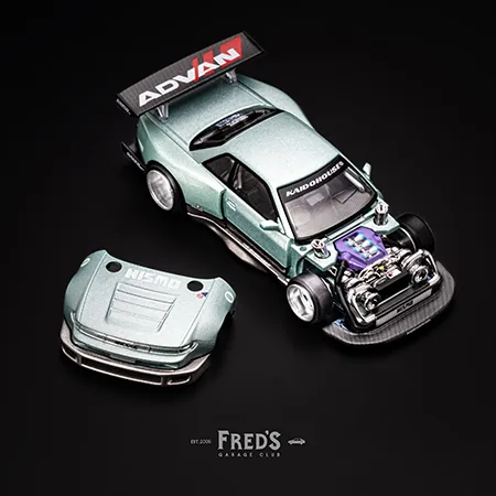 MINI GT × KAIDO HOUSE MINI GT x KAIDO HOUSE KHMG232 Nissan Silvia S13-R KAIDO WORKS V1 圖片 6