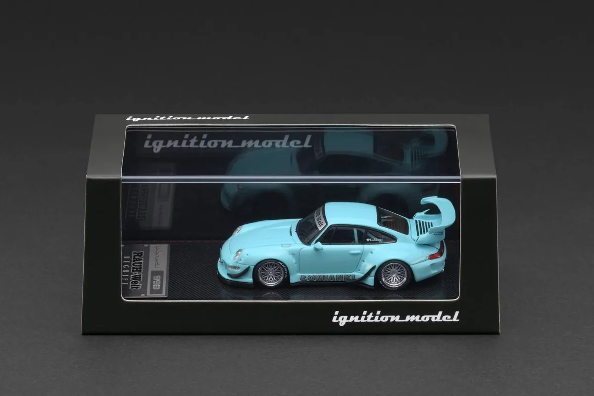 Ignition Model ignition model 1/64 RWB 993 Blue Green 圖片 6