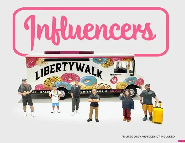 American Diorama American Diorama 1:64 Figure Set: Influencers 圖片 2