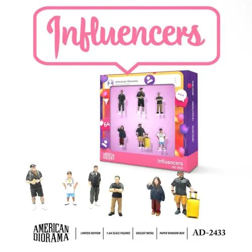 American Diorama American Diorama 1:64 Figure Set: Influencers 圖片 4