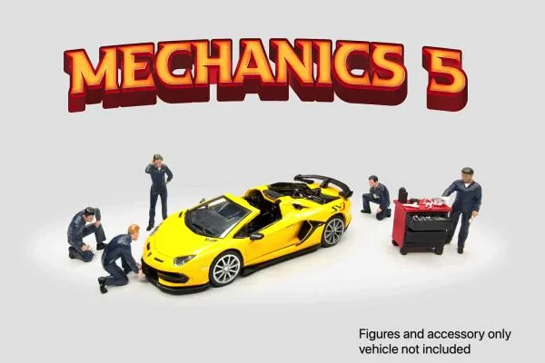 American Diorama American Diorama 1:64 Figure Set: Mechanics 5 圖片 3
