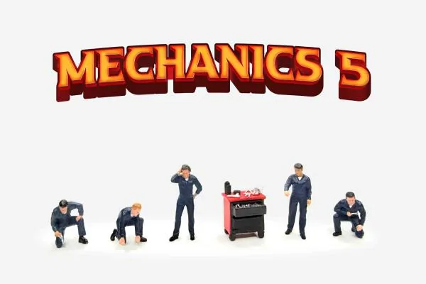American Diorama American Diorama 1:64 Figure Set: Mechanics 5 圖片 5
