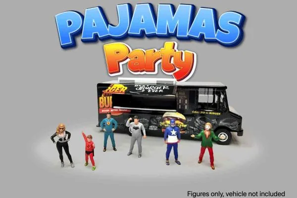 American Diorama American Diorama 1:64 Figure Set: Pajamas Party 圖片 6