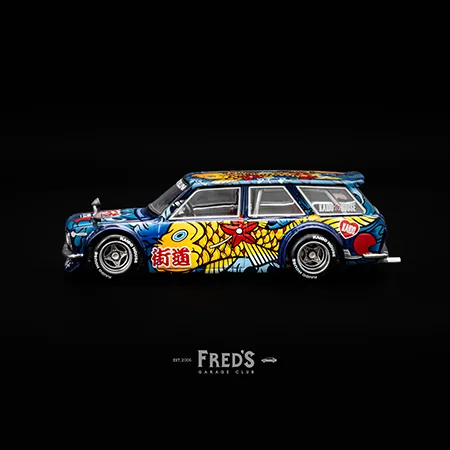 MINI GT × KAIDO HOUSE MINI GT x KAIDO HOUSE KHMG248 Datsun KAIDO 510 Wagon Koi Wagon V1 圖片 3
