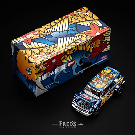 MINI GT × KAIDO HOUSE MINI GT x KAIDO HOUSE KHMG248 Datsun KAIDO 510 Wagon Koi Wagon V1 圖片 4