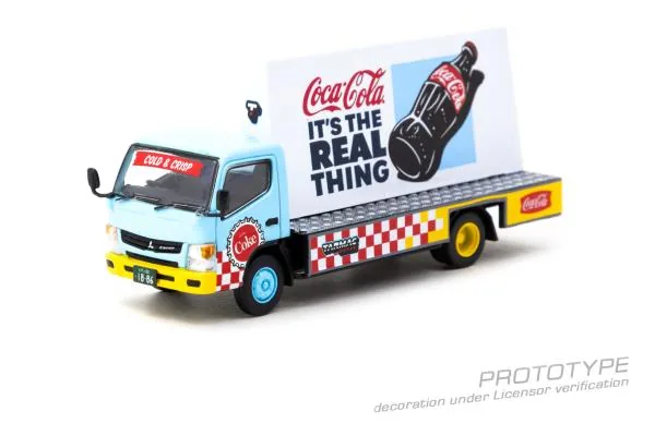 Tarmac Works TARMAC WORKS TRUCK64 Mitsubishi Fuso Canter - Advertisement Truck COCA- COLA