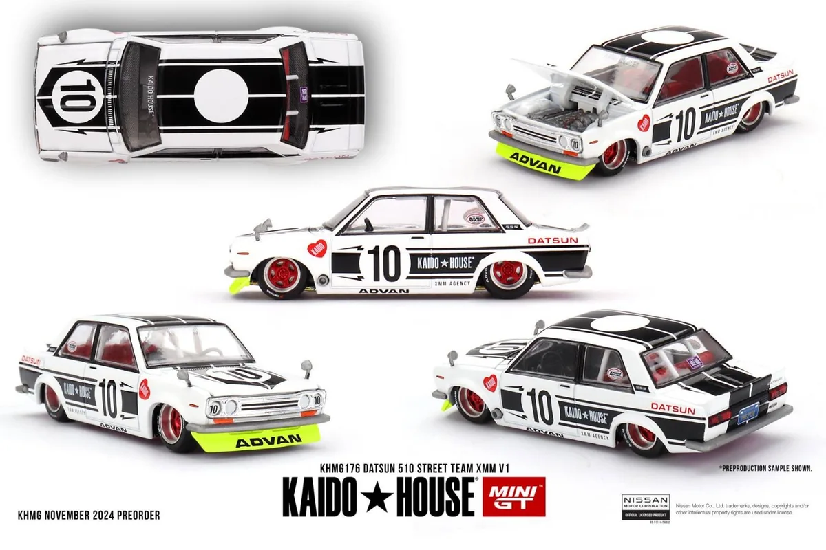 MINI GT × KAIDO HOUSE MINI GT x KAIDO HOUSE KHMG251 Nissan Silvia S13-R Circuit Spec V1 圖片 8