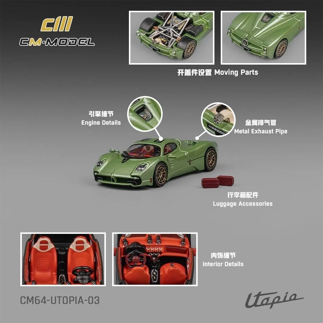 CM MODEL CM Model Diorama Set with Zonda Revo（Complimentary Nürburgring Lap Time Model-Specific Decal） 圖片 3
