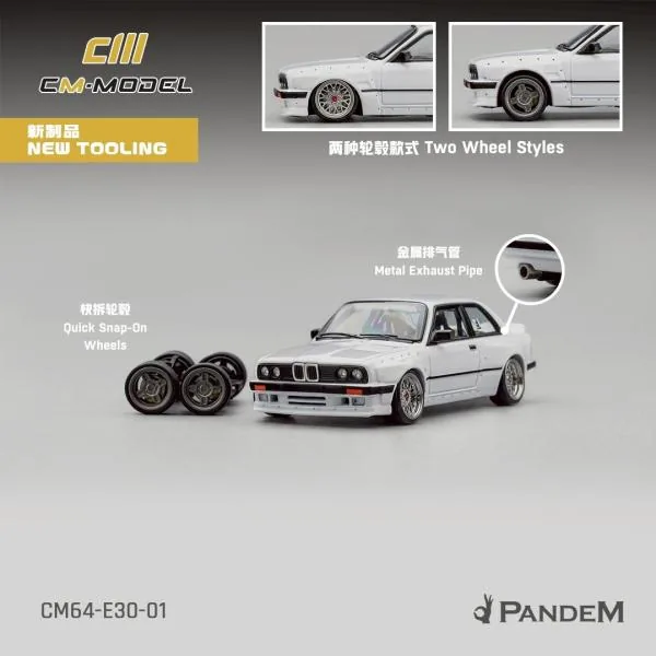 CM MODEL CM Model Pandem M3E30 Pearl White