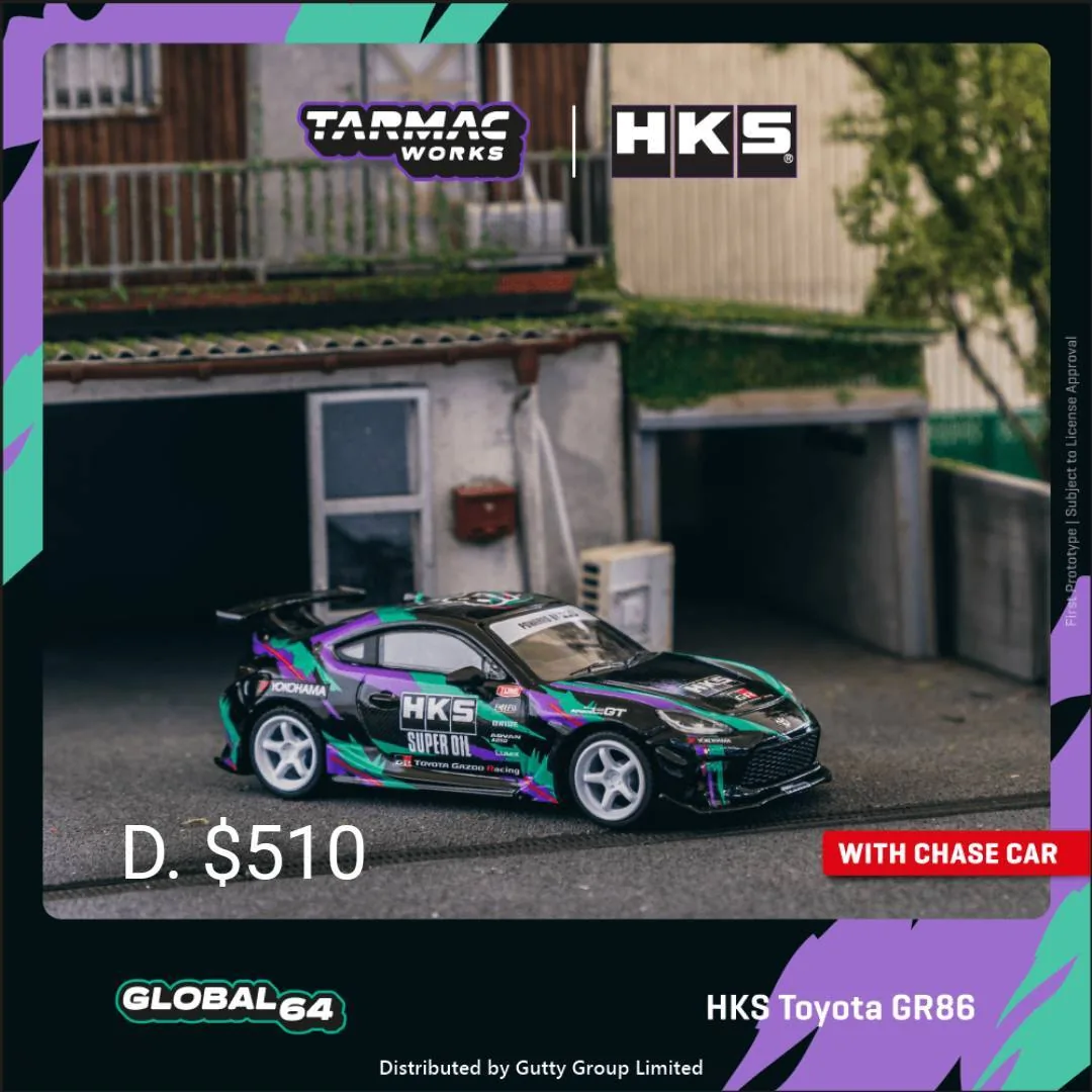 Tarmac Works TARMAC WORKS GLOBAL64 Toyota GR Corolla Grey 圖片 4