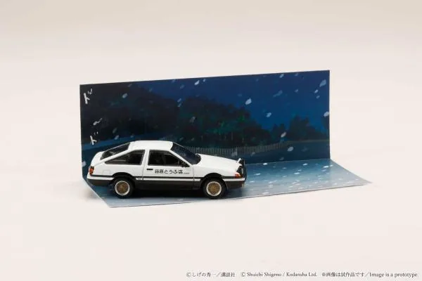 Hobby Japan HOBBY JAPAN HJDMD001F 1/64 Toyota SPRINTER TRUENO (AE86) INITIAL D Takumi Fujiwara AND Natsuki Mogi 圖片 3