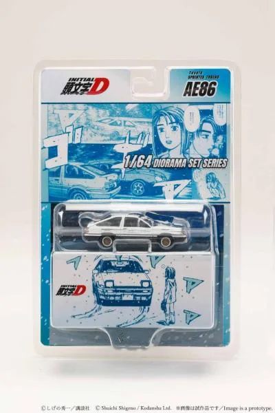 Hobby Japan HOBBY JAPAN HJDMD001F 1/64 Toyota SPRINTER TRUENO (AE86) INITIAL D Takumi Fujiwara AND Natsuki Mogi 圖片 5