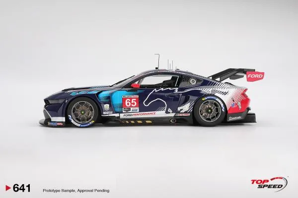 TOP SPEED Top speed TS0641 1/18 Ford Mustang GT3 #65 Ford Multimatic Motorsports 2025 IMSA Daytona 24 Hrs Clas 圖片 6