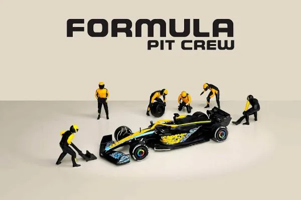 American Diorama American Diorama 1:64 Formula Pit Crew Figures – Team Orange 圖片 5