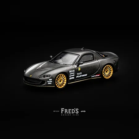 MINI GT MINI GT #1205 Mazda RX-7 RE-Amemiya Matsukiyo KOKU 3 Rotor NA-7 TAS 2025 Best Tuned Car Award