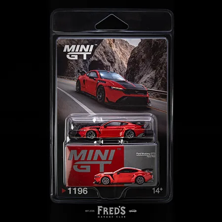 MINI GT MINI GT #1196BL Ford Mustang GTD Race Red 吊卡版