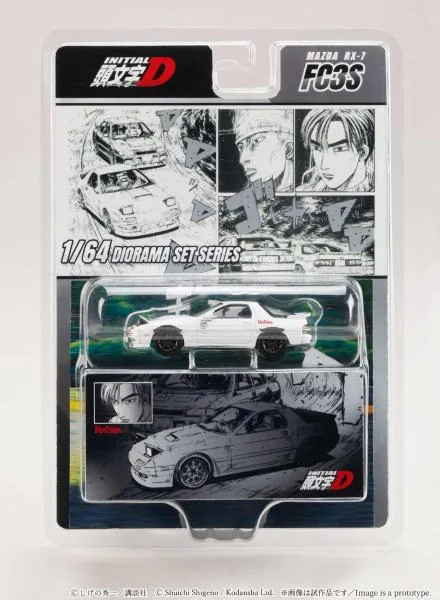 Hobby Japan HOBBY JAPAN HJDMD003B 1/64 MAZDA RX-7 (FC3S) RedSuns / Initial D 高橋涼介 VS 須藤京一 圖片 6