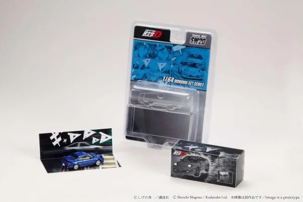 Hobby Japan HOBBY JAPAN HJDMD009 1/64 Toyota MR2 (SW20) Initial D 小柏海 VS 藤原拓海 圖片 5