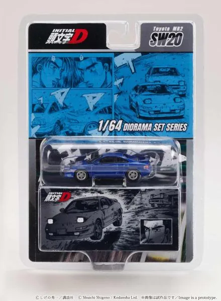 Hobby Japan HOBBY JAPAN HJDMD009 1/64 Toyota MR2 (SW20) Initial D 小柏海 VS 藤原拓海 圖片 6
