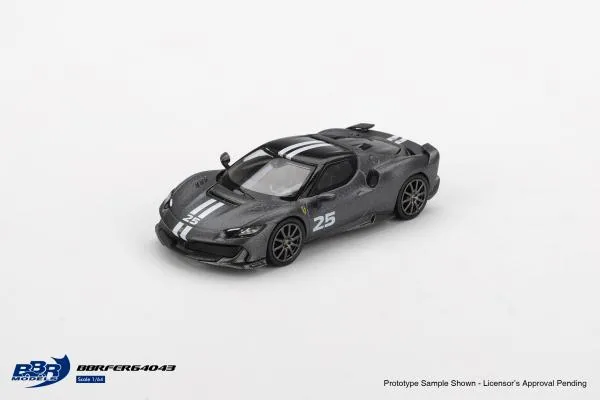 BBR BBR 1/64 Ferrari 296 Speciale Grigio Silverstone Opaco 圖片 3