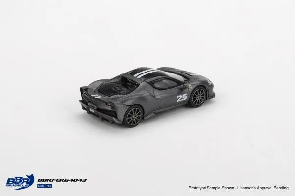 BBR BBR 1/64 Ferrari 296 Speciale Grigio Silverstone Opaco 圖片 4