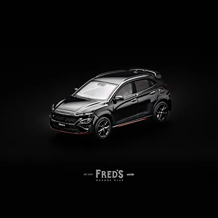 MINI GT MINI GT #1206 Hyundai KONA N Phantom Black