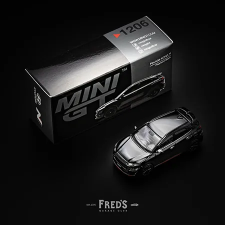 MINI GT MINI GT #1206 Hyundai KONA N Phantom Black 圖片 4