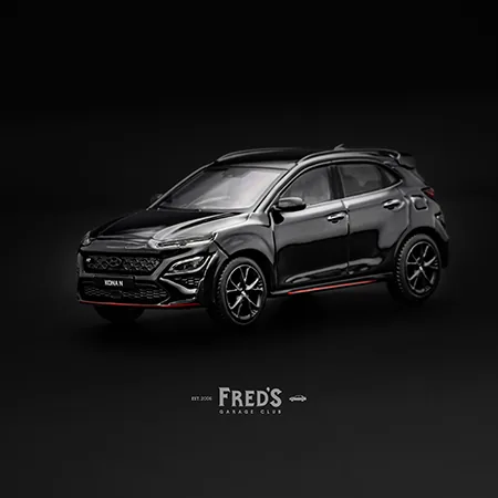 MINI GT MINI GT #1206 Hyundai KONA N Phantom Black 圖片 5