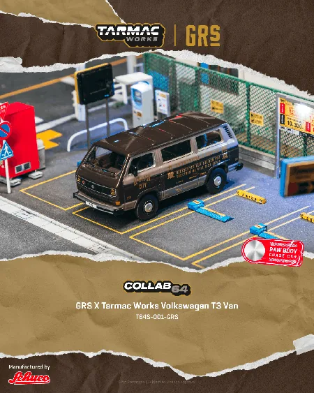 Tarmac Works TARMAC WORKS COLLAB64 GRS X Tarmac Works Volkswagen T3 Van 圖片 2