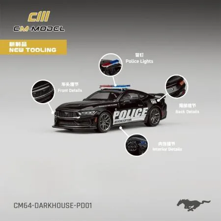 CM MODEL CM Model 1/64 Ford Dark Horse Policecar 圖片 2